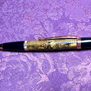 RARE Handcrafted from Bocote Wood with Twist Pen Exotic Wood & Gift ready